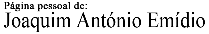 Logótipo da página pessoal de Joaquim António Emídio